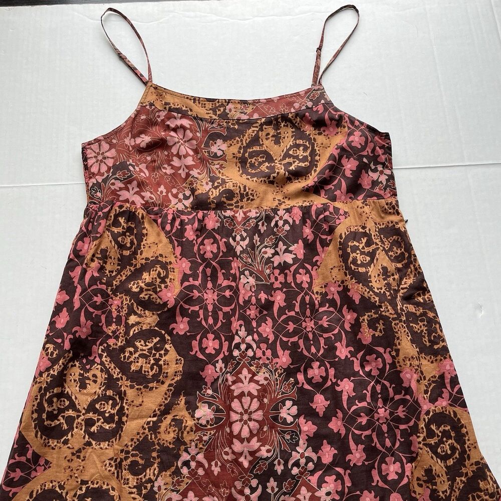 Sundance Maxi Dress Multi Tiered Flowy Womens Size 10 Boho Country (BROKEN ZIP) - Picture 4 of 10